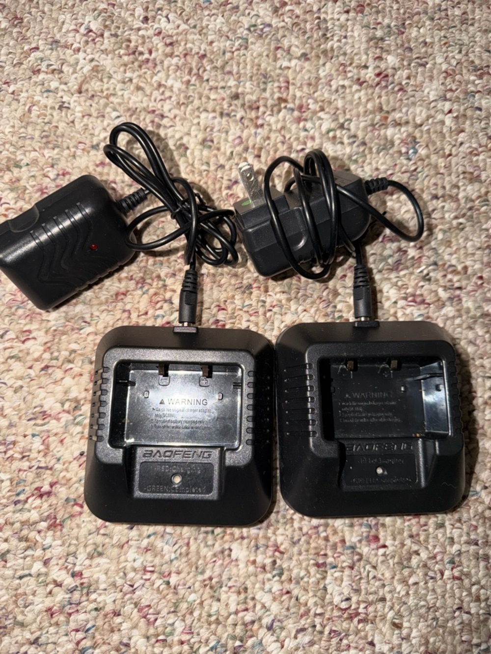 Baofeng Desktop Charger Lot (2 Units) w/ Power Adapters – Tested Working